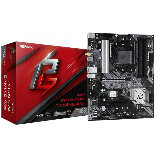 ASRock B550 PHANTOM GAMING 4/AC motherboard ASRock B550 PHANTOM GAMING 4/AC motherboard