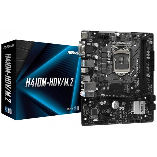 Материнська плата ASRock H410M-HDV/M.2 Материнська плата ASRock H410M-HDV/M.2
