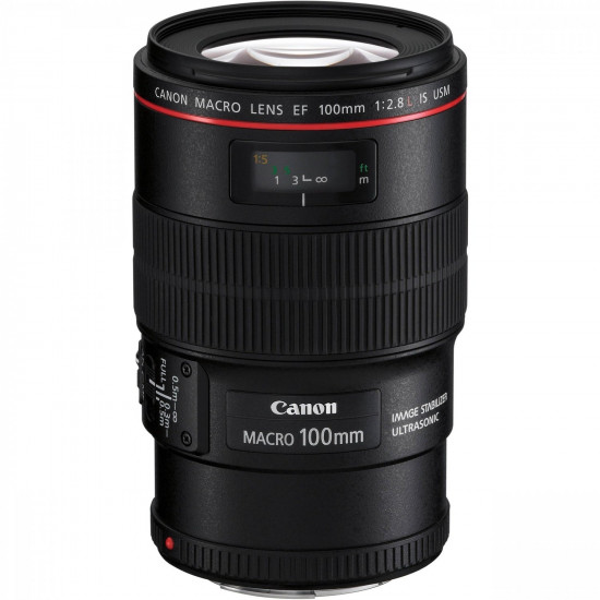 Объектив Canon EF 100 mm f/2.8L IS USM Macro (3554B005) Объектив Canon EF 100 mm f/2.8L IS USM Macro (3554B005)