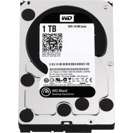 Жорсткий диск внутрішній WD 1TB 7200rpm 64Mb 3.5 SATA III Cache Black (WD1003FZEX) Жорсткий диск внутрішній WD 1TB 7200rpm 64Mb 3.5 SATA III Cache Black (WD1003FZEX)
