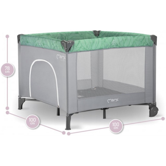 Baby playpen MoMi Mamu color - jade (LOZE00020) Baby playpen MoMi Mamu color - jade (LOZE00020)