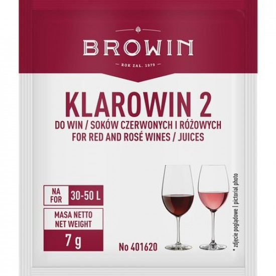 Klarowin 2 - professional set for clarification of red and rosé wines BROWIN Klarowin 2 - professional set for clarification of red and rosé wines BROWIN