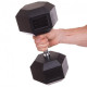 Гантель цельная шестигранная SP-Planeta SC-80075-20 (1шт, 20кг) Гантель цельная шестигранная SP-Planeta SC-80075-20 (1шт, 20кг)