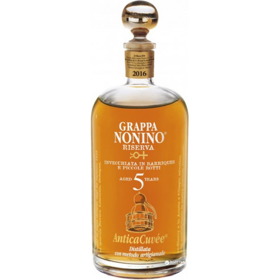Граппа Nonino Riserva Antica Cuvee 0.7 л 43% (8002092010334) Граппа Nonino Riserva Antica Cuvee 0.7 л 43% (8002092010334)