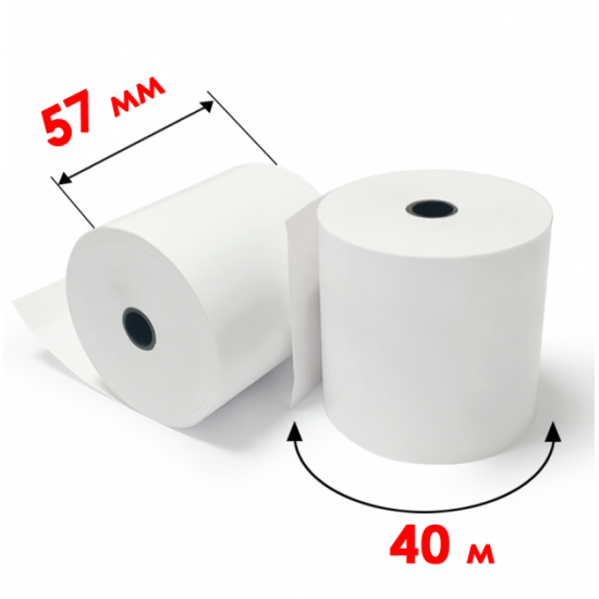 Cash register tape 57mm*40m PRINTSCAN (00002) Cash register tape 57mm*40m PRINTSCAN (00002)