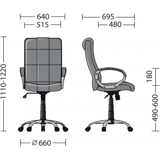 Крісло Nowy Styl MATRIX TILT ordf CHR68 ECO-22 Крісло Nowy Styl MATRIX TILT ordf CHR68 ECO-22