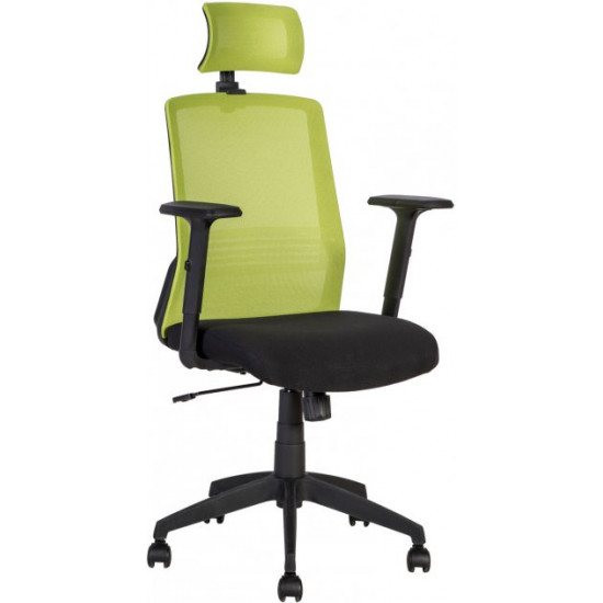 Крісло офісне Home4You Bravo Black-Green (4741243211445) Крісло офісне Home4You Bravo Black-Green (4741243211445)