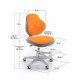 Дитяче крісло ErgoKids Mio Classic Y-405 оббивка зелена однотонна Y-405 KZ Дитяче крісло ErgoKids Mio Classic Y-405 оббивка зелена однотонна Y-405 KZ