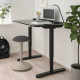 Stool IKEA NILSERIK beige / Vissle dark gray (704.868.28) Stool IKEA NILSERIK beige / Vissle dark gray (704.868.28)