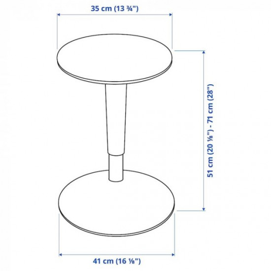 Stool IKEA NILSERIK beige / Vissle dark gray (704.868.28) Stool IKEA NILSERIK beige / Vissle dark gray (704.868.28)