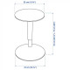 Stool IKEA NILSERIK beige / Vissle dark gray (704.868.28) Stool IKEA NILSERIK beige / Vissle dark gray (704.868.28)