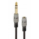 Аудіо-кабель Cablexpert (A-63M35F-0.2M) 3.5мм-6.35мм, 0.2м
