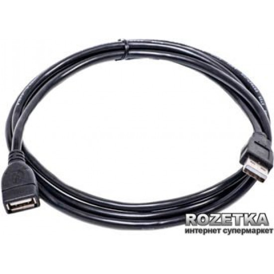  Kабель PowerPlant USB 2.0 AF – AM 1.5 м (KD00AS1189)