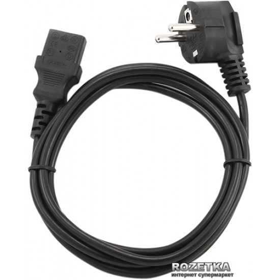 Кабель живлення Cablexpert PC-186 CEE7/17-C13 1.8 м Кабель живлення Cablexpert PC-186 CEE7/17-C13 1.8 м
