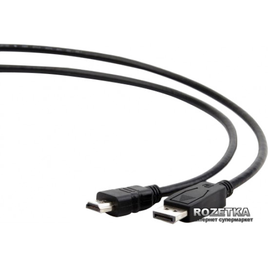 Кабель Cablexpert DisplayPort - HDMI 1 м (CC-DP-HDMI-1M) Кабель Cablexpert DisplayPort - HDMI 1 м (CC-DP-HDMI-1M)
