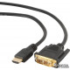 Cable Cablexpert HDMI - DVI 18+1pin 1.8 m (CC-HDMI-DVI-6) Cable Cablexpert HDMI - DVI 18+1pin 1.8 m (CC-HDMI-DVI-6)
