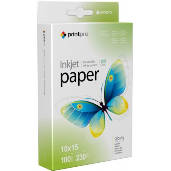 Фотопапір Printpro 230 г/м 10x15 PG230-100 Глянсовий (PGE2301004R) Фотопапір Printpro 230 г/м 10x15 PG230-100 Глянсовий (PGE2301004R)