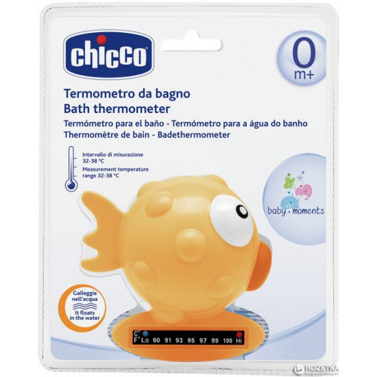 Термометр для ванной Chicco Рыбка Желтый (06564.00) Термометр для ванной Chicco Рыбка Желтый (06564.00)