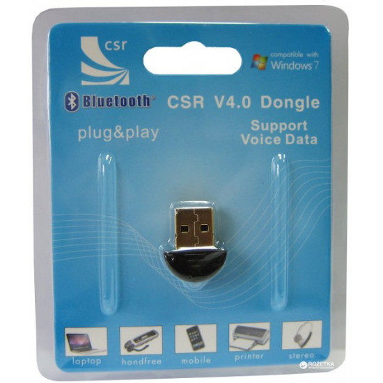 Bluetooth-адаптер 4.0 STlab мини, чипсет CSR8510 (B-421) Bluetooth-адаптер 4.0 STlab мини, чипсет CSR8510 (B-421)