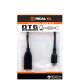 Adapter Real-El OTG USB 2.0 AF - microUSB BM 0.1 m Black Adapter Real-El OTG USB 2.0 AF - microUSB BM 0.1 m Black