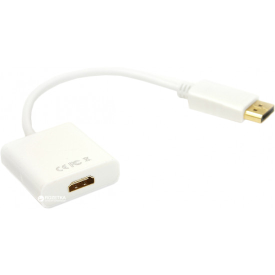 Кабель PowerPlant DisplayPort - HDMI v1.4 0.15 м (KD00AS1277) Кабель PowerPlant DisplayPort - HDMI v1.4 0.15 м (KD00AS1277)