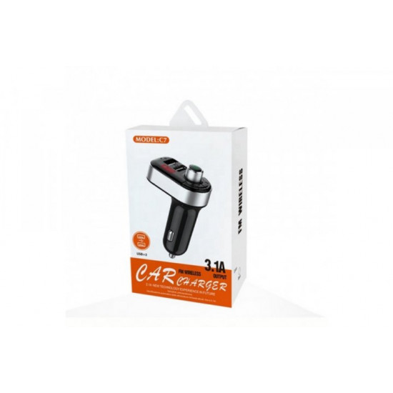 Fm Модулятор MP3 « C7 » Black Fm Модулятор MP3 « C7 » Black