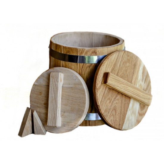 CONE OAK TUB 15 LITERS for pickles BOCHKARI CAD3 CONE OAK TUB 15 LITERS for pickles BOCHKARI CAD3