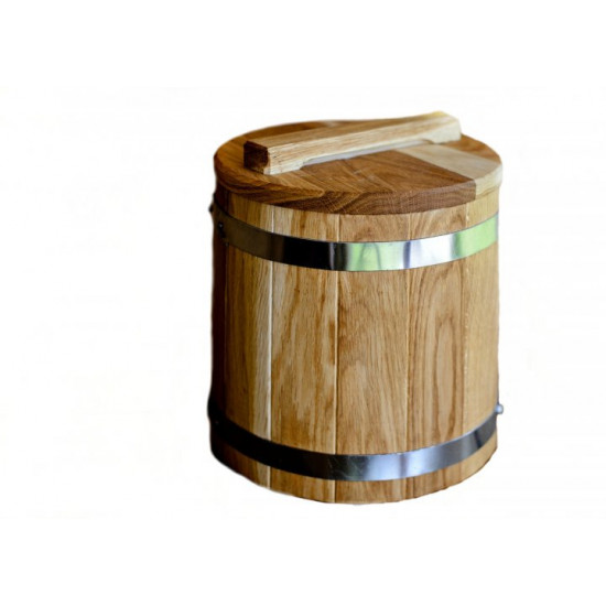 CONE OAK TUB 15 LITERS for pickles BOCHKARI CAD3 CONE OAK TUB 15 LITERS for pickles BOCHKARI CAD3