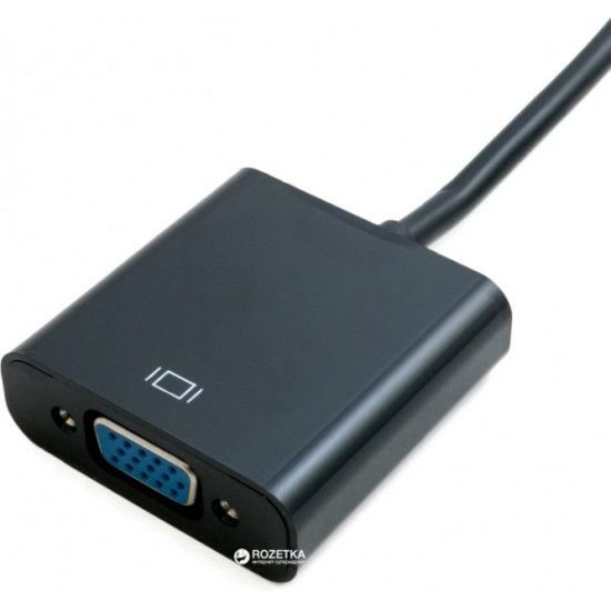 Adapter Extradigital DVI-D Dual Link (M) - VGA (F) 0.15 m Black (KBV1685) Adapter Extradigital DVI-D Dual Link (M) - VGA (F) 0.15 m Black (KBV1685)