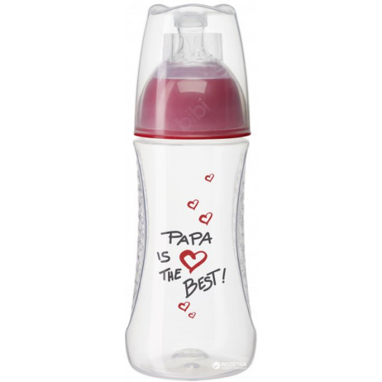 Бутылочка для кормления Bibi Счастье Папа Natural 260 мл (114651Р) (7610472859231) Бутылочка для кормления Bibi Счастье Папа Natural 260 мл (114651Р) (7610472859231)
