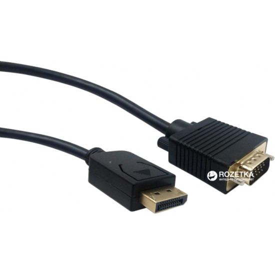 Cablexpert DisplayPort to VGA 1.8 m Black (CCP-DPM-VGAM-6) Cablexpert DisplayPort to VGA 1.8 m Black (CCP-DPM-VGAM-6)