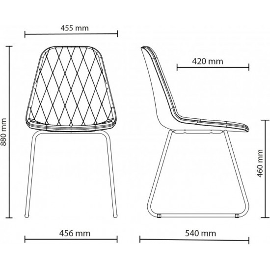 Chair Nowy Styl LIYA CFS ordf ANTR (BOX-1) ECO-70 Chair Nowy Styl LIYA CFS ordf ANTR (BOX-1) ECO-70