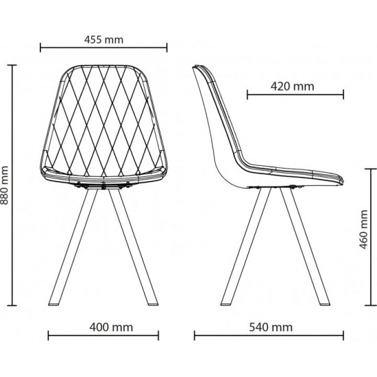 Chair Nowy Styl LIYA 4L ordf ANTR (BOX-1) SORO-93 Chair Nowy Styl LIYA 4L ordf ANTR (BOX-1) SORO-93