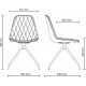 Chair Nowy Styl LIYA SN ordf CHROME (BOX-1) SORO-93 Chair Nowy Styl LIYA SN ordf CHROME (BOX-1) SORO-93