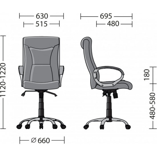Крісло Nowy Styl ELLY ordf ANYFIX CHR68 SORO-65 Крісло Nowy Styl ELLY ordf ANYFIX CHR68 SORO-65
