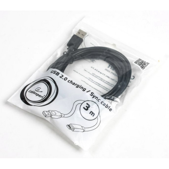 Кабель Cablexpert Lightning to USB 2.0 3 м (CC-USB2-AMLM-10) Кабель Cablexpert Lightning to USB 2.0 3 м (CC-USB2-AMLM-10)