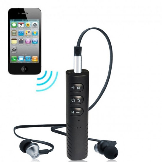  Bluetooth адаптер AUX для автомагнитолы Adin ВТ1, черный