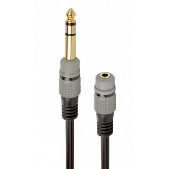 Audio cable Cablexpert (A-63M35F-0.2M) 3.5mm-6.35mm, 0.2m Audio cable Cablexpert (A-63M35F-0.2M) 3.5mm-6.35mm, 0.2m