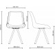 Chair Nowy Styl NICOLE ordf 4L BLACK (BOX-1) ECO-70 Chair Nowy Styl NICOLE ordf 4L BLACK (BOX-1) ECO-70