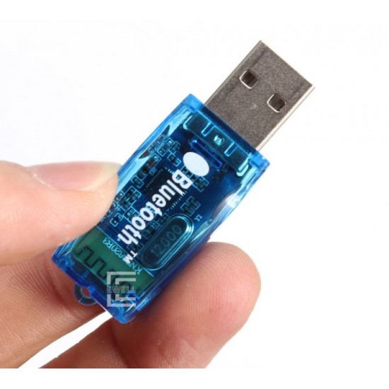 Bluetooth 2.0 adapter Ewell, crystal blue (EW152) Bluetooth 2.0 adapter Ewell, crystal blue (EW152)