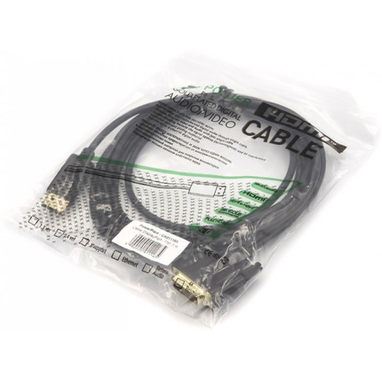 Кабель PowerPlant DisplayPort - DVI 3 м Black (CA911165)