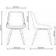 Chair Nowy Styl NICOLE ordf HN BLACK (BOX-1) SORO-93 Chair Nowy Styl NICOLE ordf HN BLACK (BOX-1) SORO-93