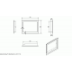 Kratki steel frame 90° for LUCY/12, LUCY/12/SLIM, LUCY/PW/12/W Kratki steel frame 90° for LUCY/12, LUCY/12/SLIM, LUCY/PW/12/W