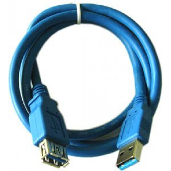 Extension cable Atcom USB 3.0 AM/AF 2 Ferite 3 m Blue (6149) Extension cable Atcom USB 3.0 AM/AF 2 Ferite 3 m Blue (6149)
