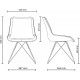 Chair Nowy Styl NICOLE LF ordf ANTR (BOX-1) SORO-40 Chair Nowy Styl NICOLE LF ordf ANTR (BOX-1) SORO-40