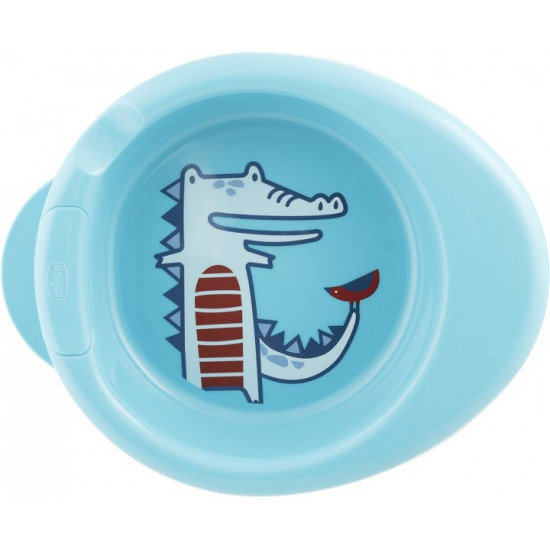 Термоустойчивая тарелка Chicco Warmy Plate Голубая (16000.20) Термоустойчивая тарелка Chicco Warmy Plate Голубая (16000.20)