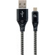 Cablexpert USB - MicroUSB 2 m Black/White (CC-USB2B-AMmBM-2M-BW) Cablexpert USB - MicroUSB 2 m Black/White (CC-USB2B-AMmBM-2M-BW)