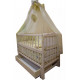 Baby crib Baby Toddler Ivory with pendulum mechanism and drawer Ivory Baby crib Baby Toddler Ivory with pendulum mechanism and drawer Ivory
