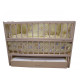 Baby crib Baby Toddler Ivory with pendulum mechanism and drawer Ivory Baby crib Baby Toddler Ivory with pendulum mechanism and drawer Ivory