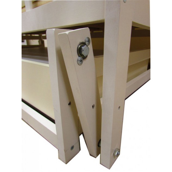 Baby crib Baby Toddler Ivory with pendulum mechanism and drawer Ivory Baby crib Baby Toddler Ivory with pendulum mechanism and drawer Ivory